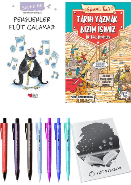 Tarih Yazmak Bizim İşimiz ve Penguenler Flüt Çalamaz 2'li Set