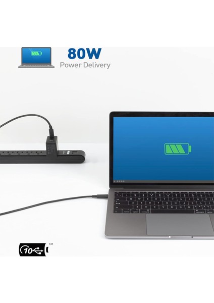 , Apple USB Type-C To Usb-C Şarj Kablosu - 2m. Siyah