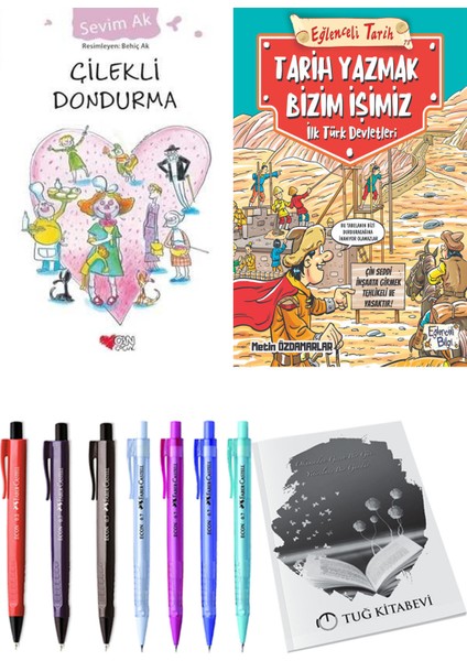 Tarih Yazmak Bizim İşimiz ve Çilekli Dondurma 2'li Set
