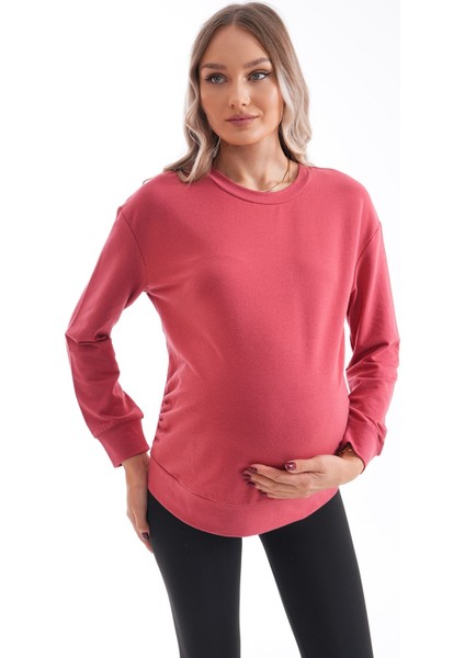 Hamile Pamuklu Esnnek Kumaş Sweat