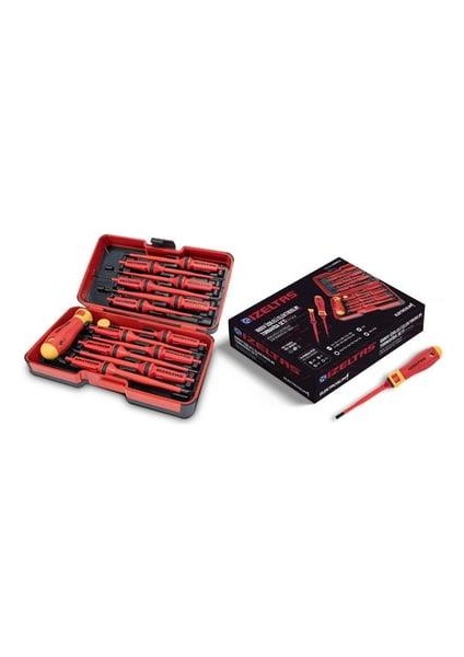 Izeltaş 1000V Izoleli Elektro Slim Tornavida Seti (14 Parça)