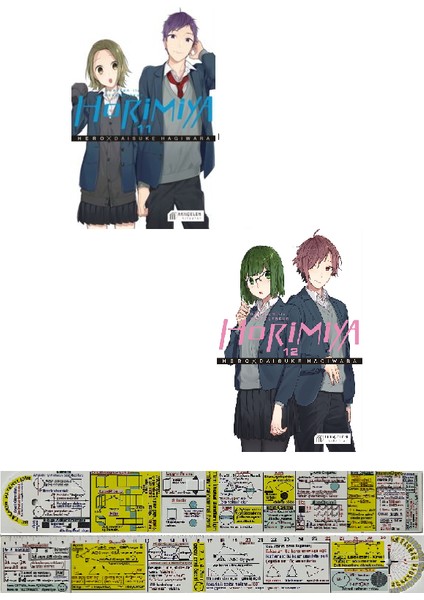 Horimiya 11 - 12. Cilt Manga Seti - Hero - Matematik Öğreten Cetvel