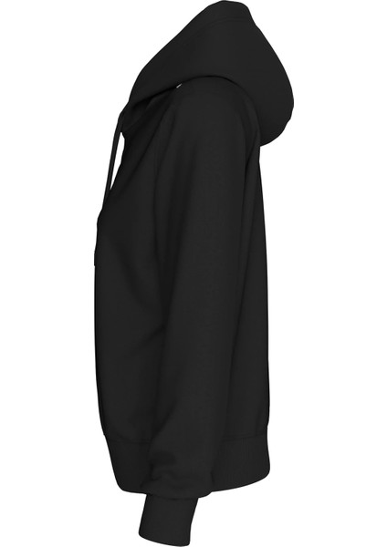 Kadın Logo Elastıc Hoodıe Sweatshirts - Siyah fırsatları