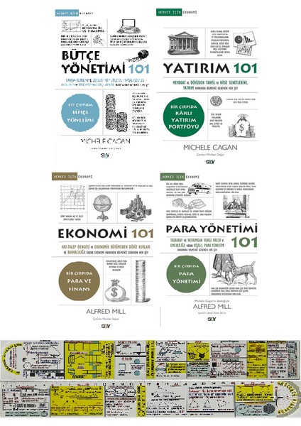 Bütçe Yönetimi 101 - Yatırım 101 - Ekonomi 101 - Para Yönetimi 101 4 Kitap – Matematik Öğreten Cetvel