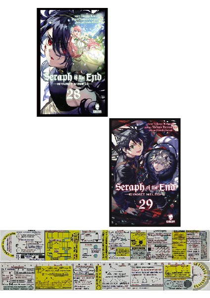 Seraph Of The End 28-29. Ciltler Manga Seti + Mat. Öğreten Cetvel
