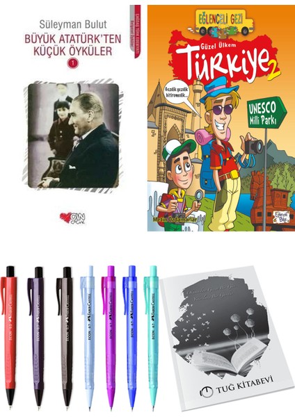 Güzel Ülkem Türkiye 2 ve Büyük Atatürk'ten Küçük Öyküler 1 2'li Set