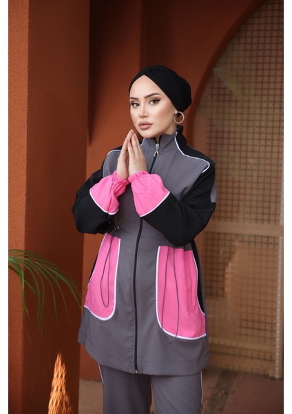 Tesettür Eşofman Takımı Fermuarlı 460 fiyatları