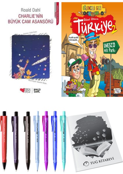 Güzel Ülkem Türkiye 2 ve Charlie'nin Büyük Cam Asansörü 2'li Set