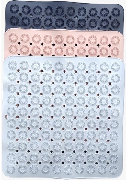 Tekno Trust Kare Masajlı Silikon Banyo & Duş Kaydırmazı Antrasit Renk GP-150 modelleri
