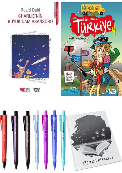 Güzel Ülkem Türkiye 4 ve Charlie'nin Büyük Cam Asansörü 2'li Set