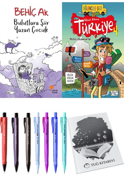 Güzel Ülkem Türkiye 4 ve Bulutlara Şiir Yazan Çocuk 2'li Set