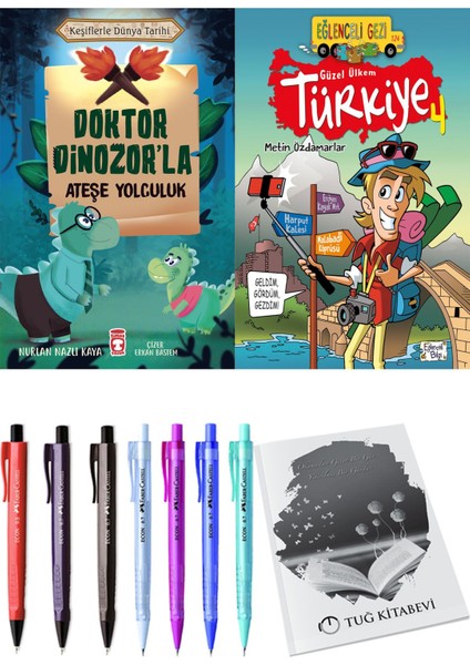 Güzel Ülkem Türkiye 4 ve Doktor Dinozor'la Ateşe Yolculuk 2'li Set