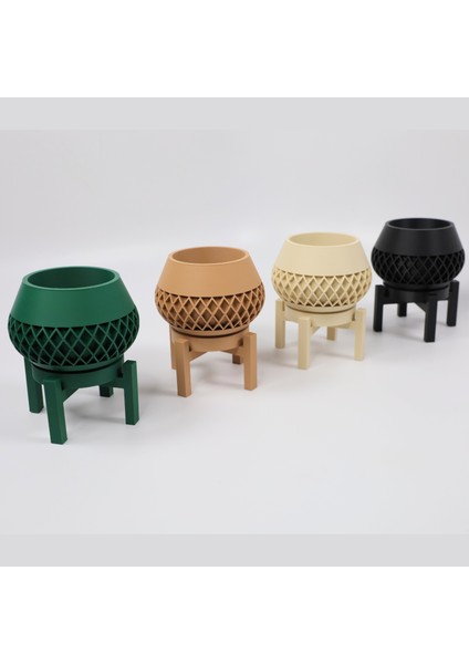 Ayaklı Modern Saksı