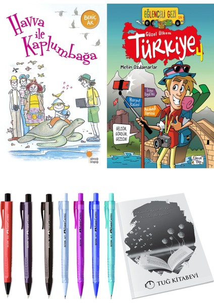 Güzel Ülkem Türkiye 4 ve Havva ile Kaplumbağa 2'li Set