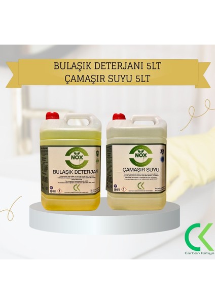 Elde Yıkama Bulaşık Deterjanı 5lt +Hijyen Çamaşır Suyu 5lt