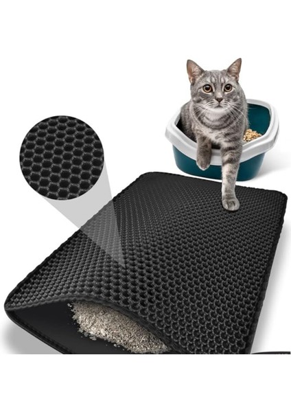 Büyük Boy Elekli Kedi Tuvalet Paspası Kedi Kumu Paspası Kedi Matı Kedi Köpek Paspası 60X40 modelleri