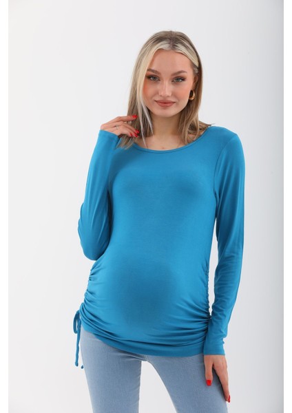 Hamile Yanları Körüklü Bluz modelleri