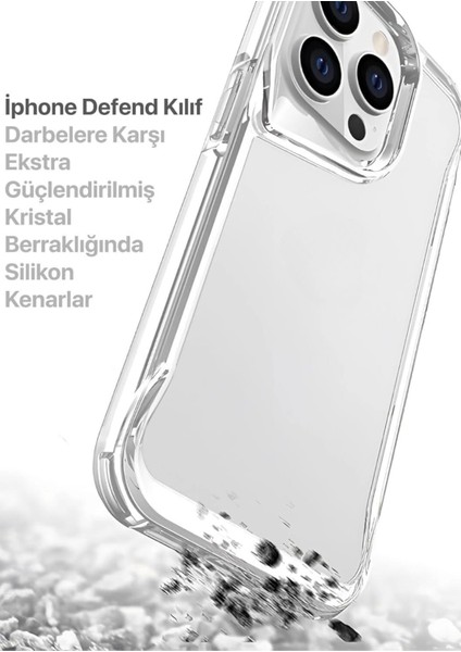 Apple iPhone 16 Pro Max Kılıf Redclick T-Max Kapak