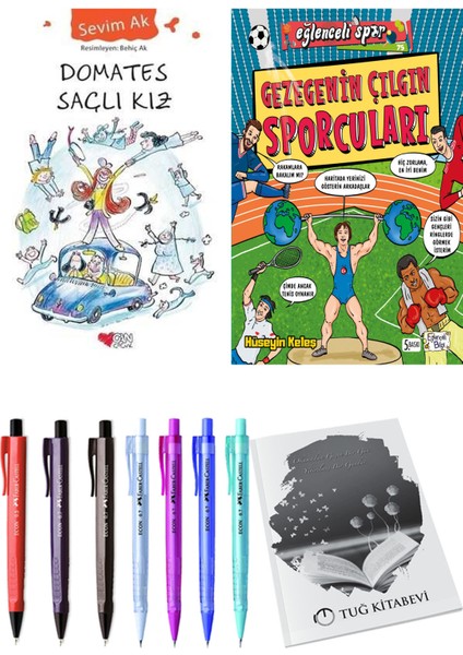 Gezegenin Çılgın Sporcuları ve Domates Saçlı Kız 2'li Set