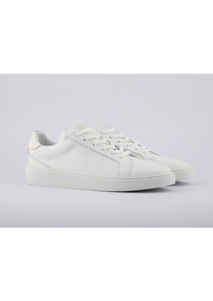 Hakiki Deri Beyaz Sneaker Erkek Spor Ayakkabı 220-04 fiyatları