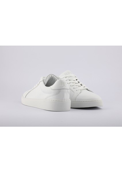 Hakiki Deri Beyaz Sneaker Erkek Spor Ayakkabı 220-04 fırsatları