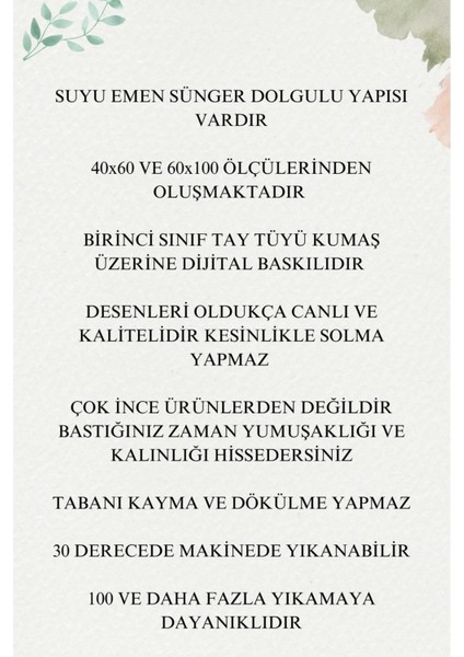 Yıkanabilir Banyo Paspası Takımı, Kaymaz Taban, Su Emici, 60x100 Gri Beyaz indirimleri