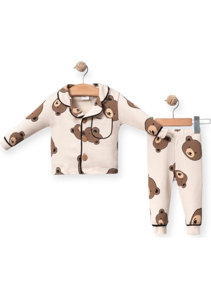 Ayıcıklı Erkek Pijama Takımı