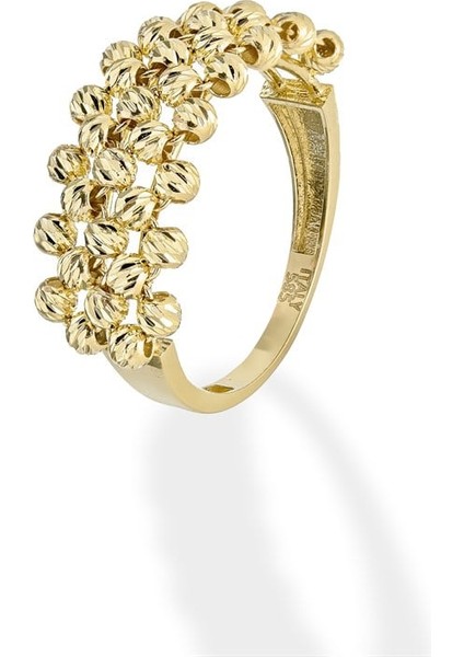 Dorika Toplu Altın Yüzük