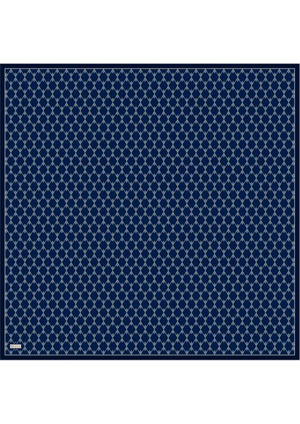 Twill Ipek Eşarp - 4031-36 Lacivert
