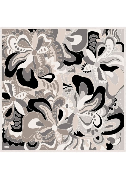 Twill Ipek Eşarp - 4032-08 Taş