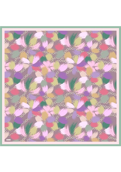 Twill Ipek Eşarp - 4038-37 Leylak