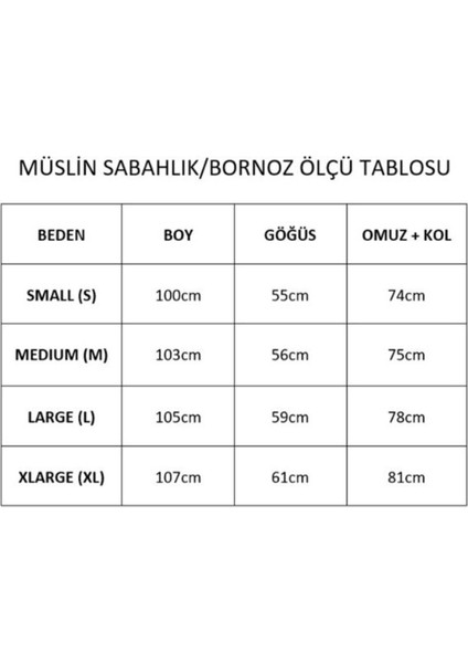 Unisex ekru 4 kat müslin sabahlık, rahat ve şık günlük kullanım için ideal fiyatları