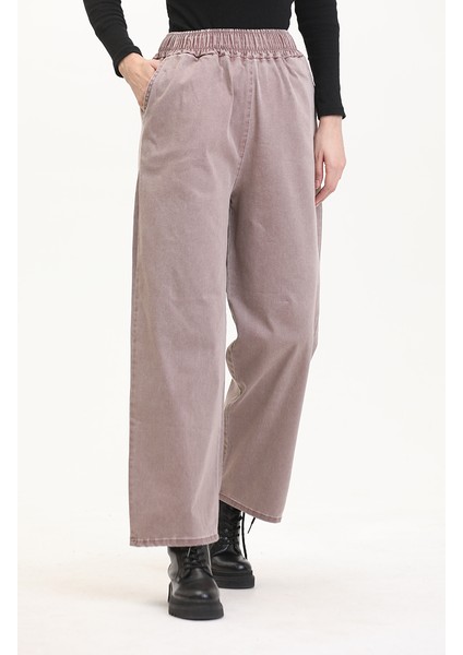Beli Lastikli Kot Pantolon 9633B-01 Açık Gül Kurusu fiyatları