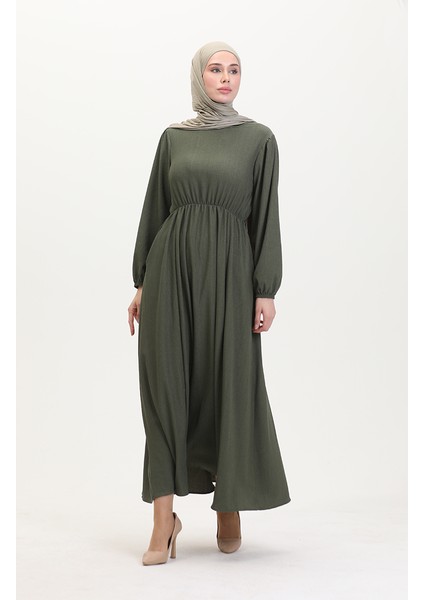 Cepli Elbise 1099-01 Haki