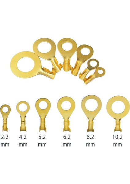 Tks-10 10.2 mm Sarı Topraklama Terminal Kablo Pabuç (100 Adet) 924102