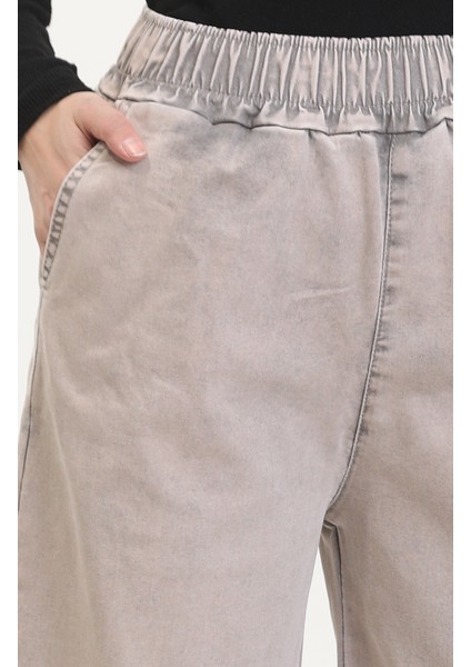 Beli Lastikli Kot Pantolon 9633-06 Taş modelleri