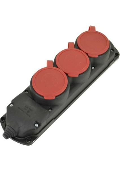 3 Lü Trifaze Kauçuk Duvar Prizi 3X25 325056