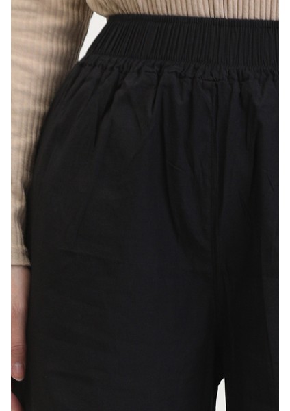 Beli Lastikli Kot Pantolon 2734D-01 Siyah modelleri