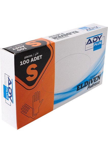 Plus Yeni Nesil Eldiven 100'LÜ Siyah S Beden 3 Paket indirimleri