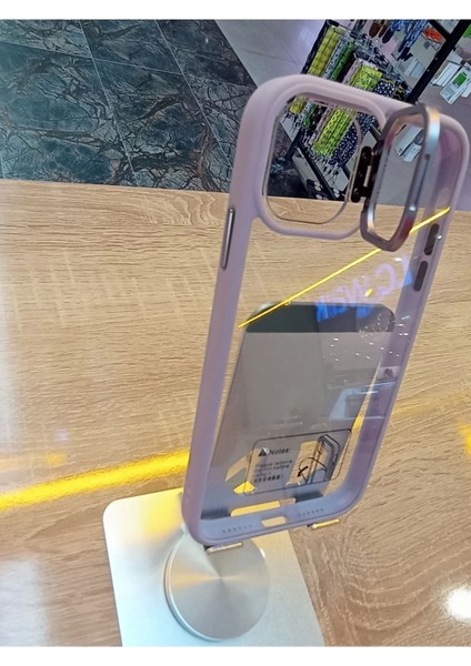 iPhone 11 Uyumlu Kamera Çerçevesi Açılır Kamera Lens Hediyeli Darbe Korumalı Kılıf