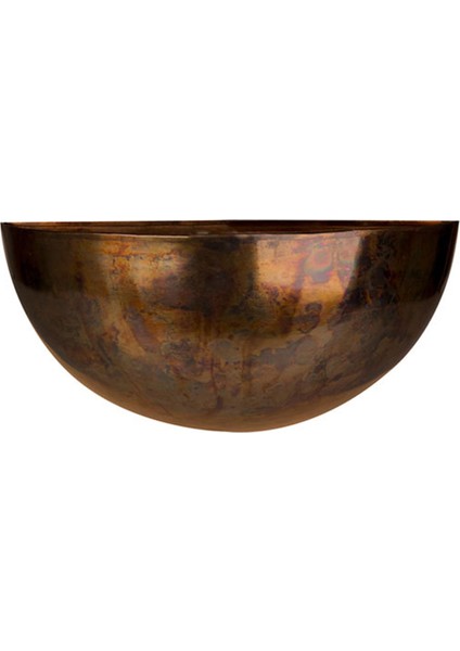 Bent L Metal Bronz Askılı Kase