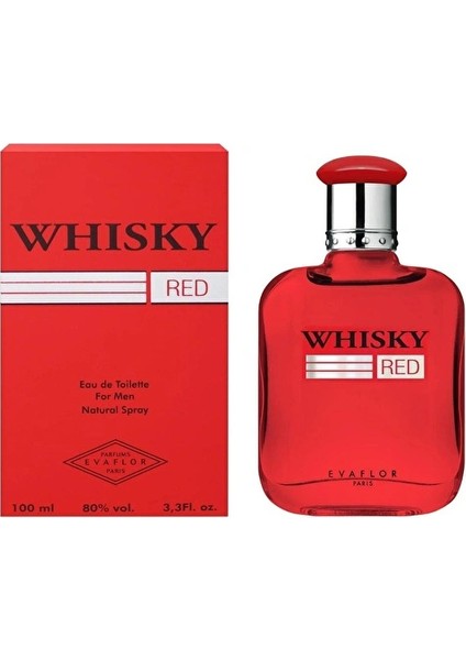 Whisky Men Red Edt 100 ml Erkek Parfümü 3509160400141