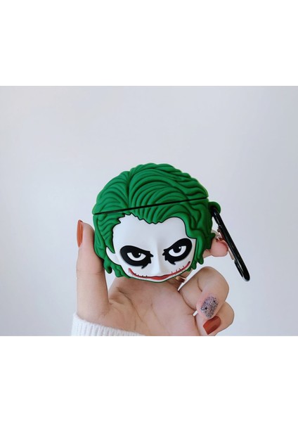 1/2. Nesil Uyumlu Koruyucu Bluetooth Kulaklık Kılıfı Joker Figürlü