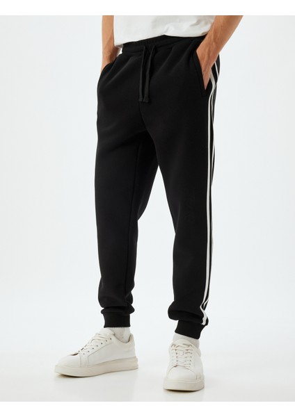 Eşofman Altı Beli Bağcıklı Şardonlu Cep Detaylı Pamuk Karışımlı Biyeli modelleri