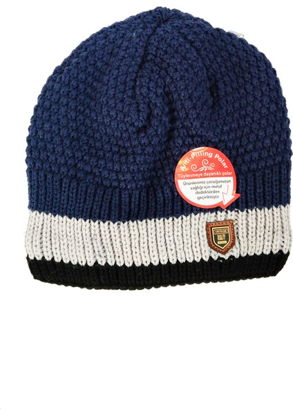 Anti Piiling Polar Tüylenmeye Dayanıklı Erkek Garson Bere Desen 1