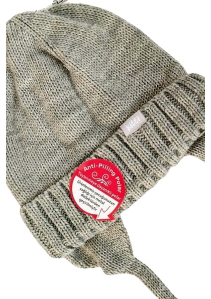 Anti Piiling Kulaklı Bebek Bere Koyu Bej fiyatları