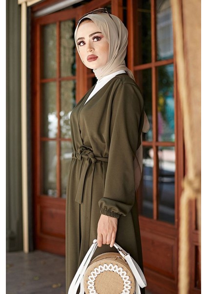 Tünel Kemer Detay Kimono Haki - 10074.1778. fiyatları