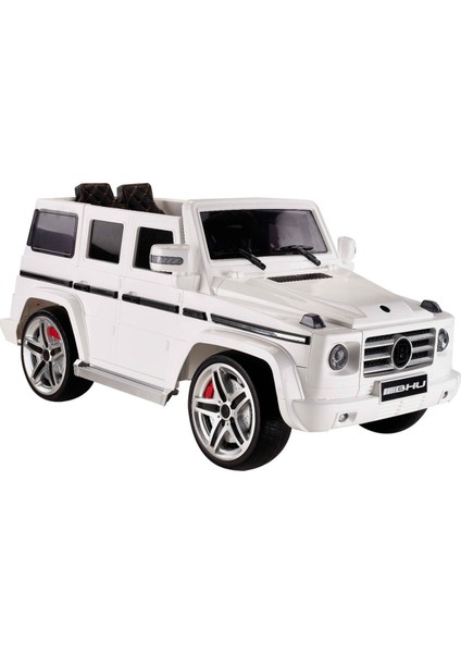 Uzaktan Kumandalı Jeep 12 Volt Akülü Araba Sedef Beyaz