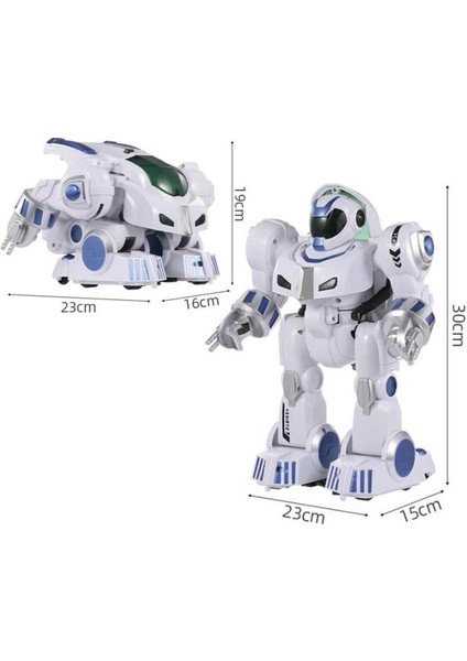 K4 Dönüşebilen Uzaktan Kumandalı Akıllı Robot - 30 cm