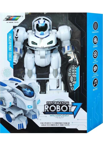 K4 Dönüşebilen Uzaktan Kumandalı Akıllı Robot - 30 cm